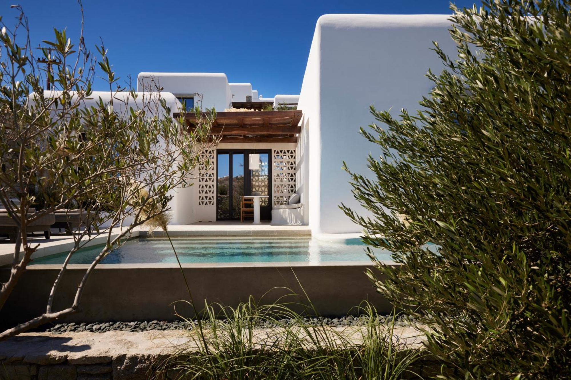 Kalesma Mykonos Hotell Ornós Eksteriør bilde