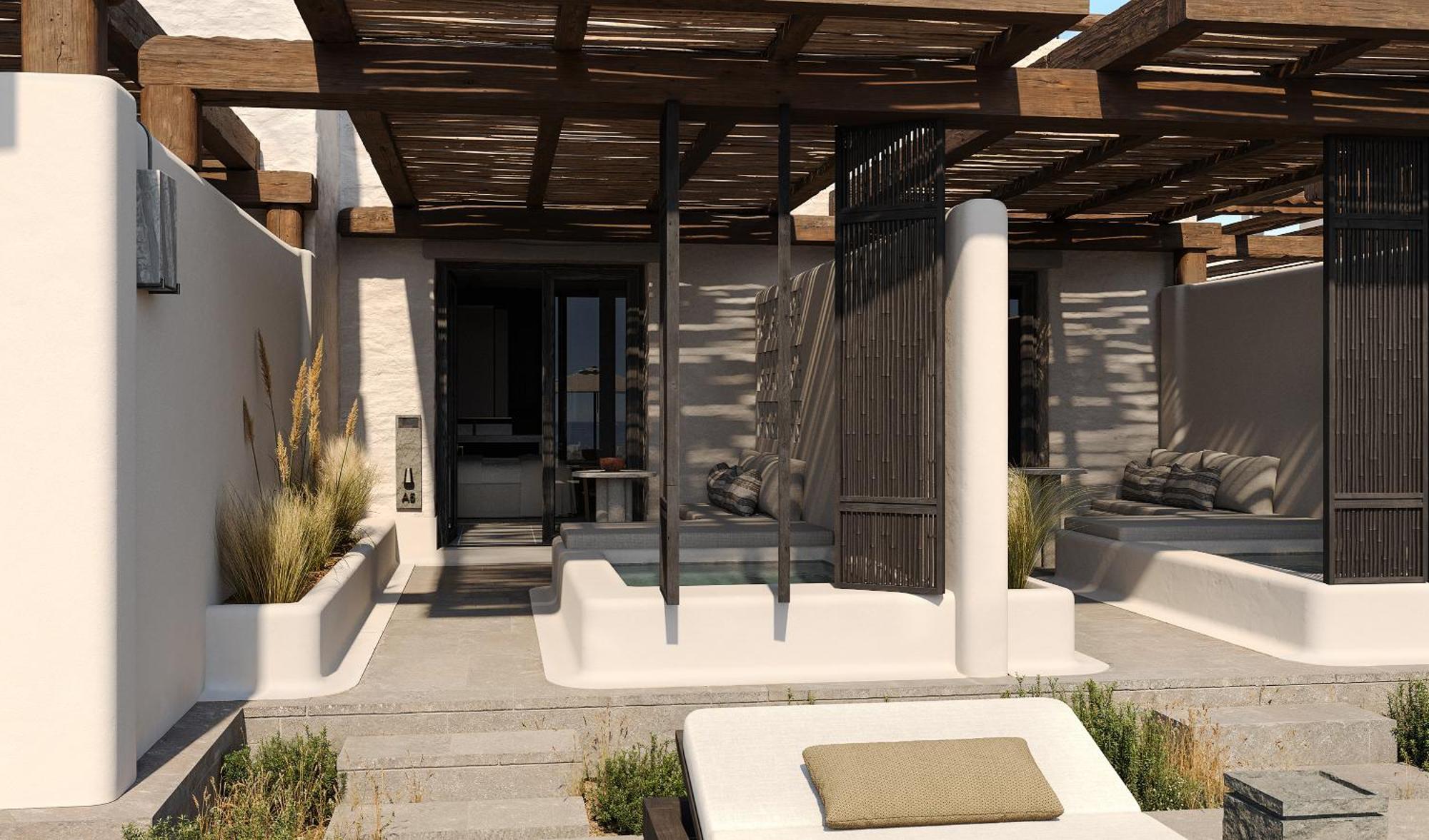 Kalesma Mykonos Hotell Ornós Rom bilde